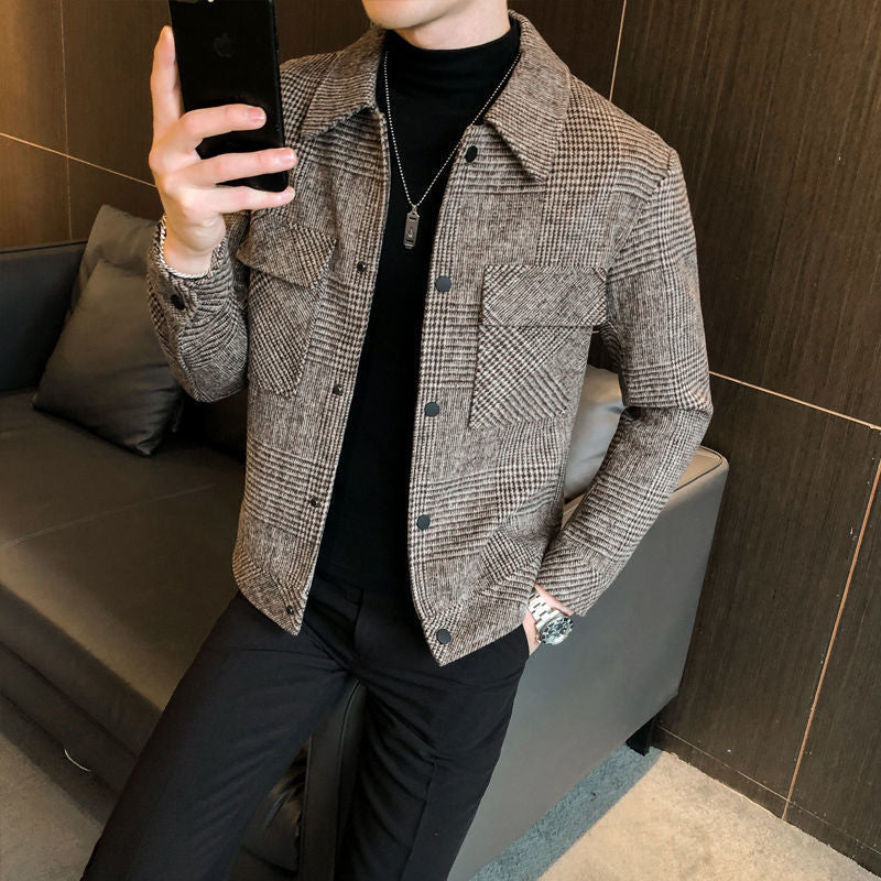 Men's Slim Fit Fashion Jacket - Trendy Thick Design Pi-Mart