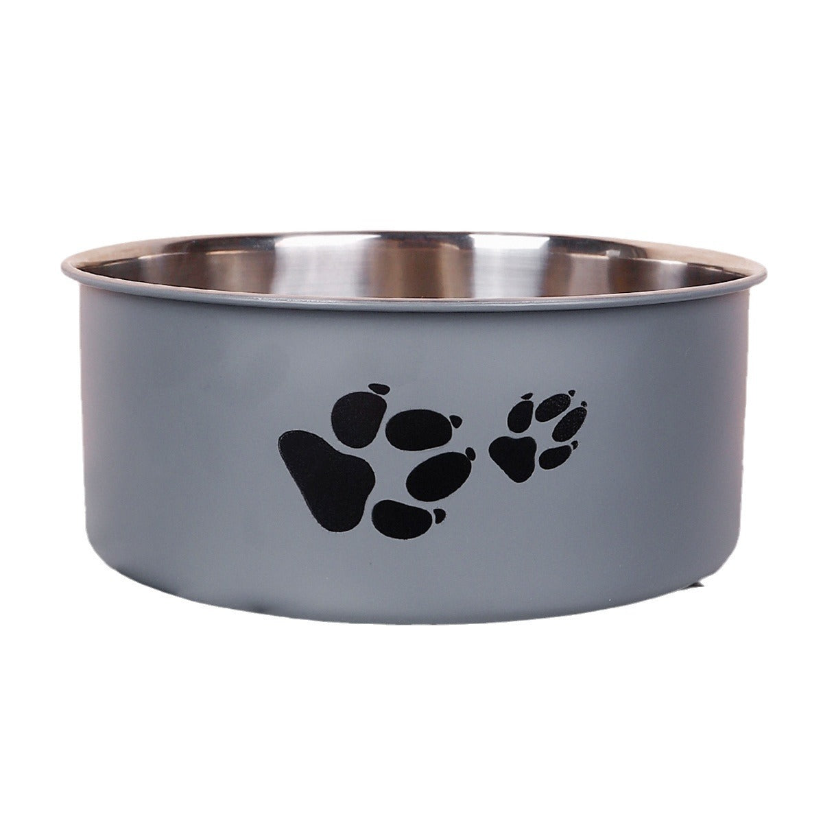 Stainless Steel Dog Bowl Large Capacity Anti-tumble Cat Bowl Pets Fashion