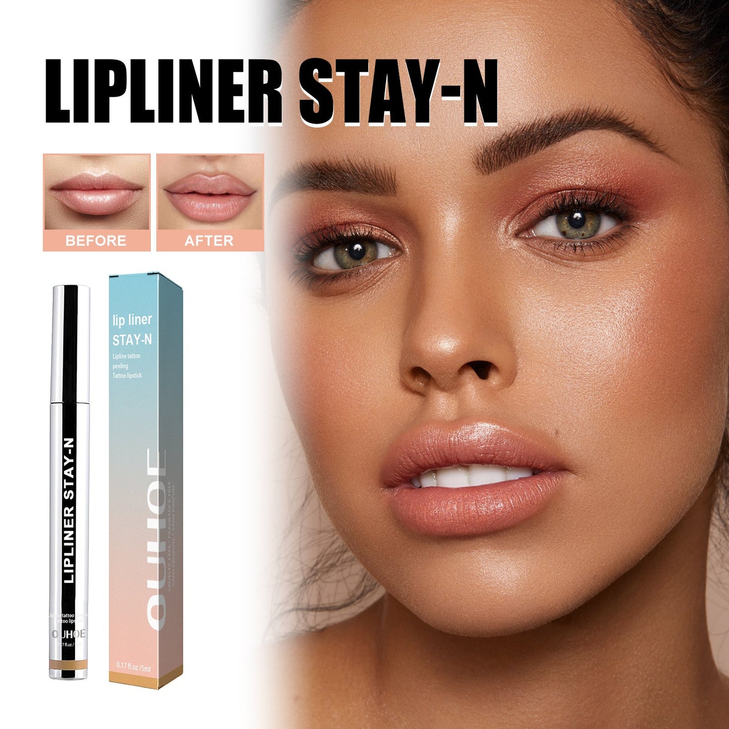 Peel-off Lip Liner Light Brown
