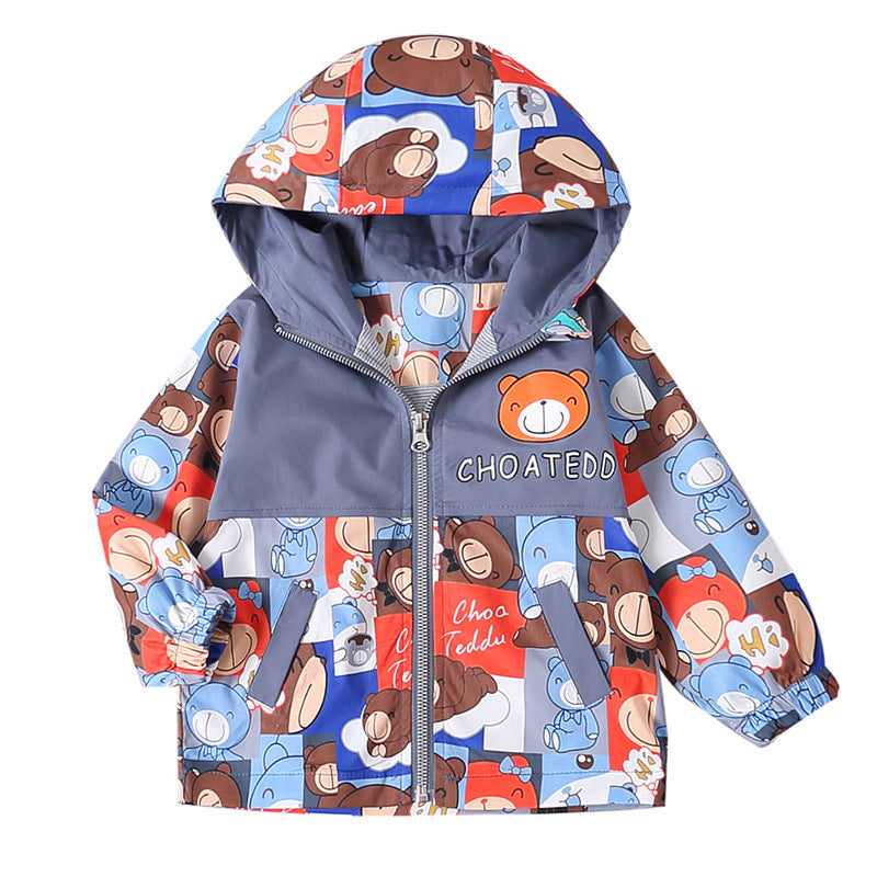 Boys And Girls Korean Style Trendy Small And Medium Children's Jackets Baby Autumn Clothes NorixaFashion.com