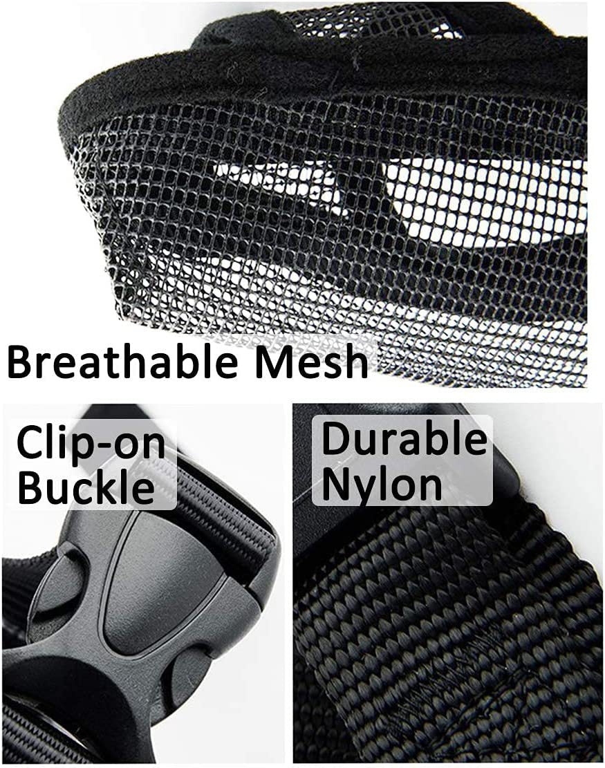 Breathable Mesh Muzzle For Dogs Anti-bite Anti-barking Anti-eating Anti-barking For Large Medium And Small Dogs Pets Fashion
