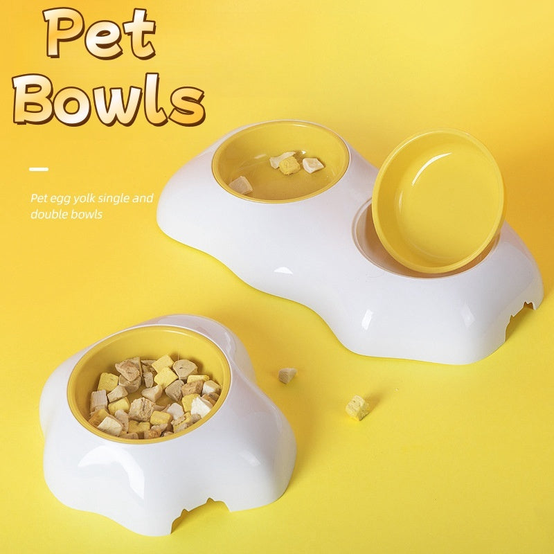 Double Dog Bowls Pet Water And Food Bowls Preventing Overturning Pet Feeder Bowls For Puppy Pet Supplies Accessories Pet Product Pets Fashion