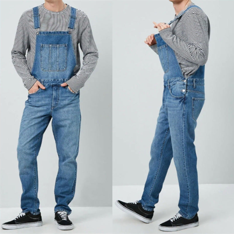 Men's Denim Overalls Pi-Mart