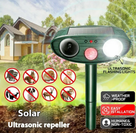 Solar-powered Animal Repeller Best YouTube Store
