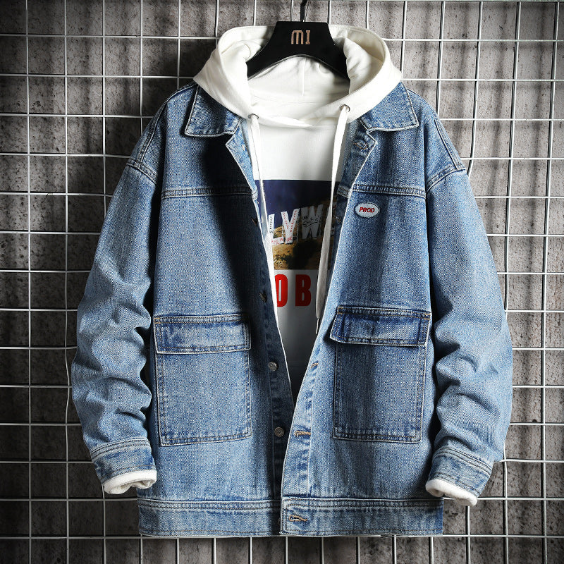 Men's Casual Denim Jacket Pi-Mart