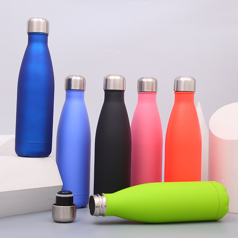 Insulated Cup, Sports Water Bottle, Cola Bottle LadyShow.Store