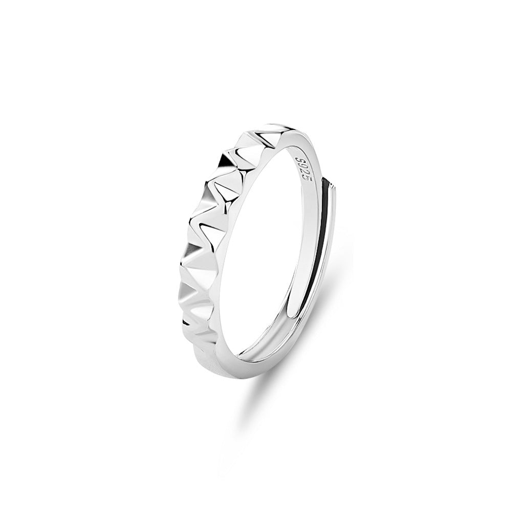 S925 Silver Adjustable Ring For Couples LadyShow.Store