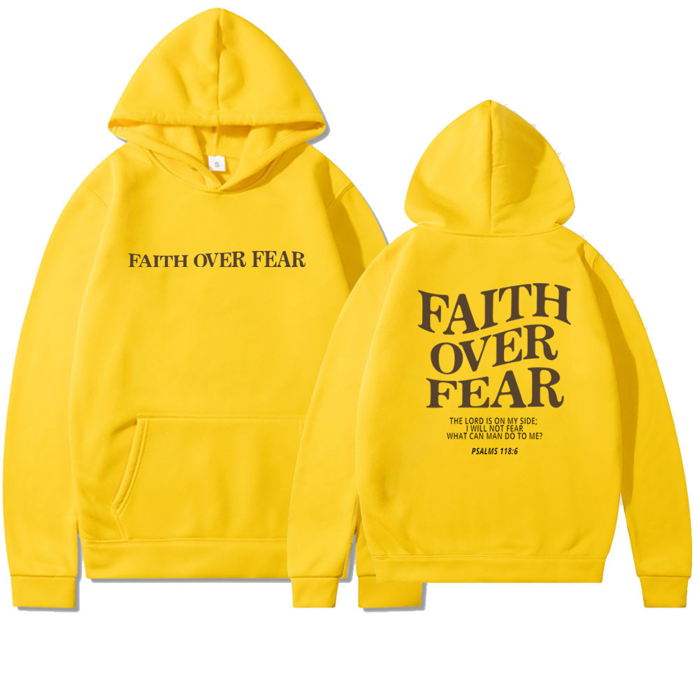 Faith Over Fear Hoodie LadyShow.Store
