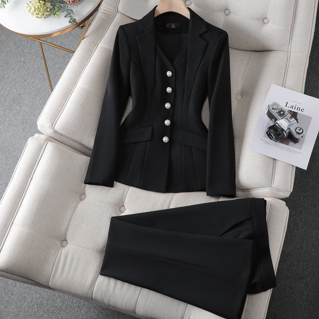 Women’s Office Business Suit Jacket and Pants Set Pi-Mart