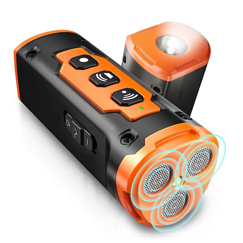 Dog Drive Ultrasonic Three-head Bark Plug Torch Dog Drive Artifact Anti Dog Bark Deterrent Device With LED Flashlight Pets Fashion