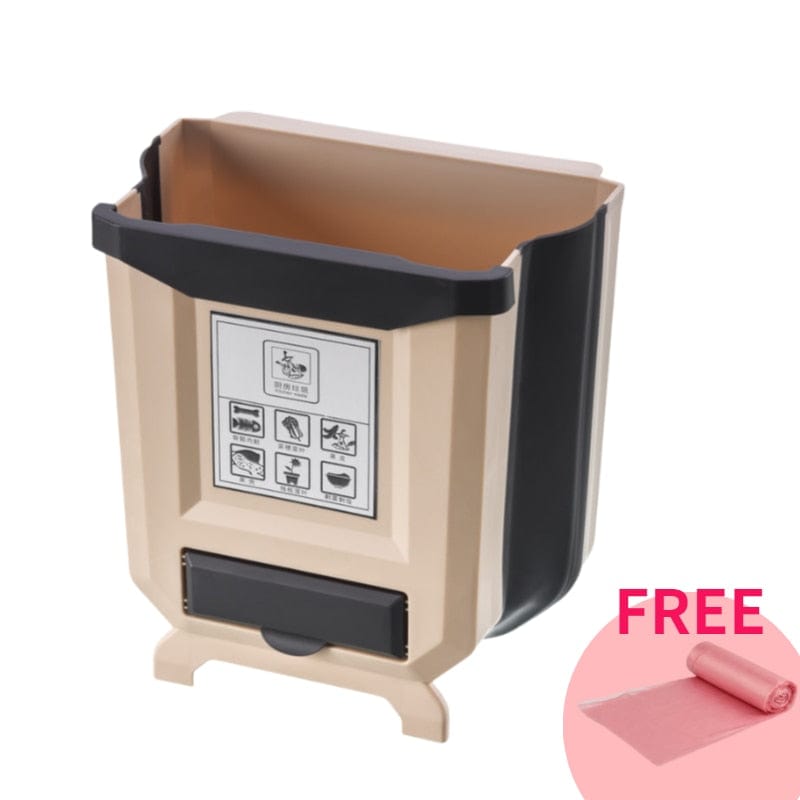 Foldable Kitchen Trash Can Pi-Mart