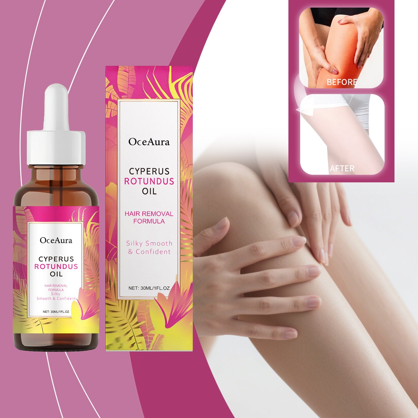 Hair Removal Soothing Essential Oil 30ml Tri Light Beauty