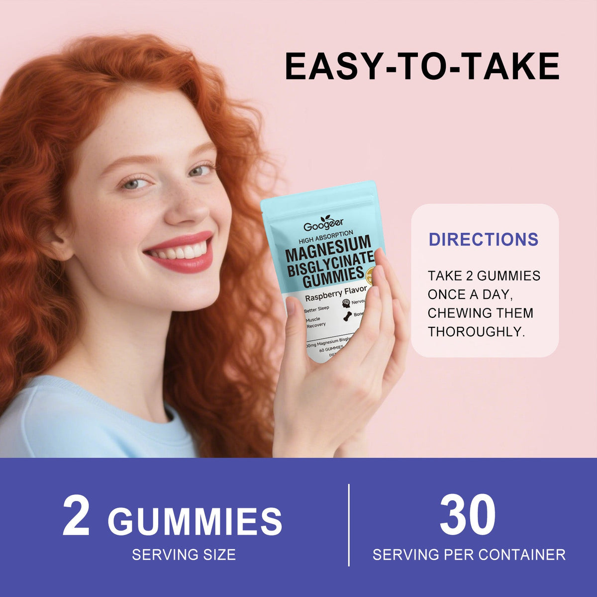 Glycine Magnesium Chocolate Input 60 Capsules Bag Tri Light Beauty
