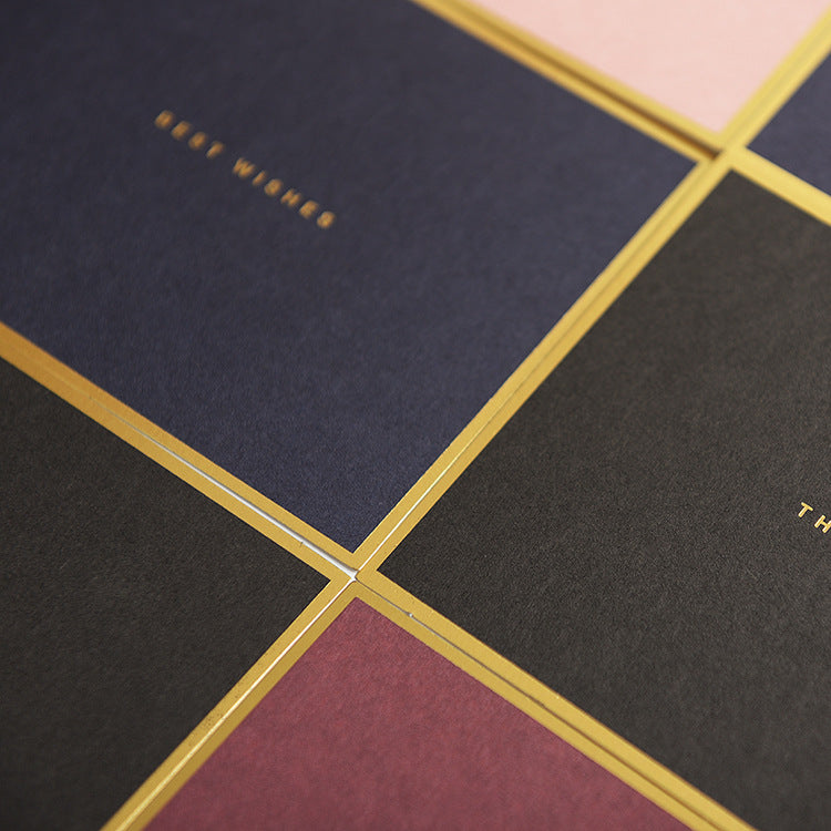 Quartet Bronzing Border Business Small Card CJD