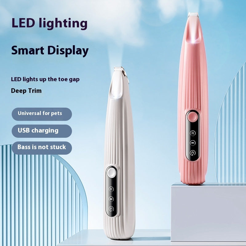 Pets Efficient LED Shaving Cat Dog Foot Hair Electric Clipper Pet Products Best YouTube Store