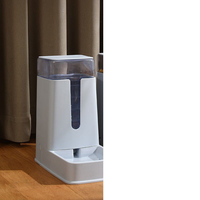 Pet Double Bowl Automatic Feeder Waterer Pets Fashion