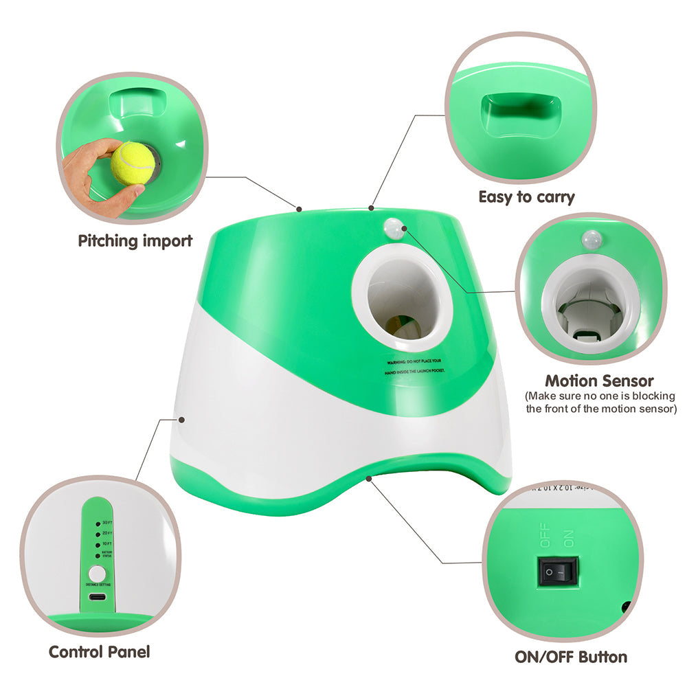 Automatic Throwing Machine  Pet Outdoor Toy Ball Dog Tennis Launcher  Dog Walking Tool Pets Fashion