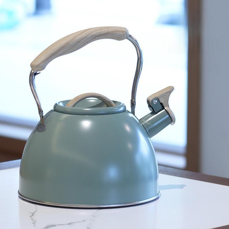 Portable For Home Use Stainless Steel Whistling Kettle PearlNestDecor.com