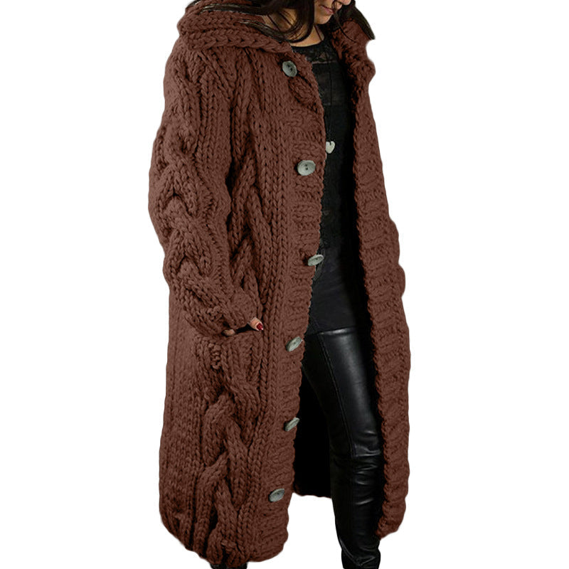 Women's Cardigan Plus Size Sweater Coat LadyShow.Store