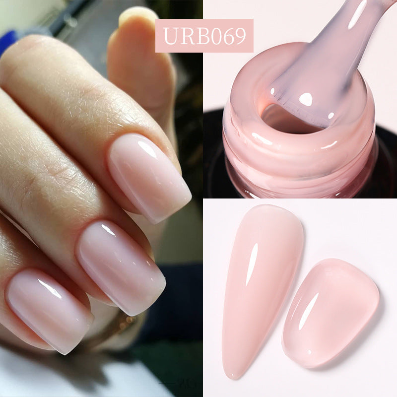 Reinforced Long-lasting No-file Base Coat With Shimmering Glitter Gel Polish LadyShow.Store