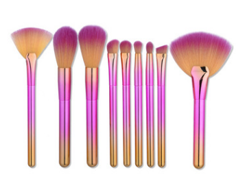 Makeup Brush Set with 9 Brushes and Powder Brush LadyShow.Store