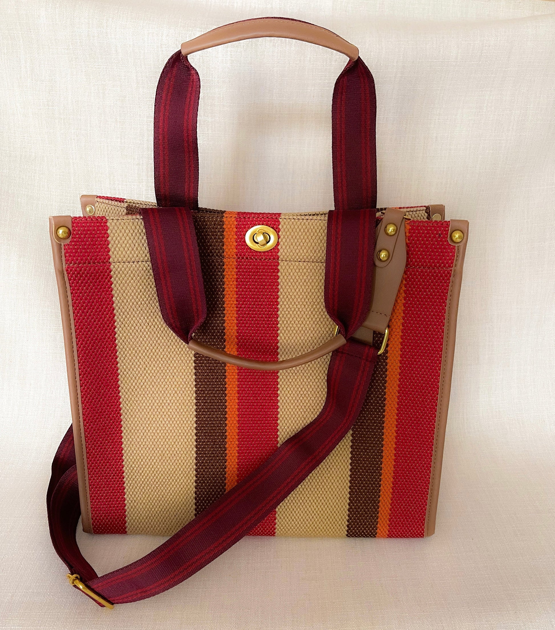 Stripe Tote LadyShow.Store