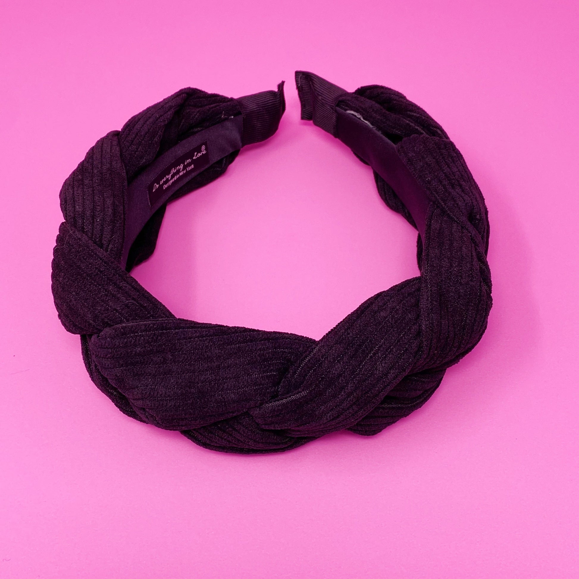 Braided Corduroy Headband LadyShow.Store