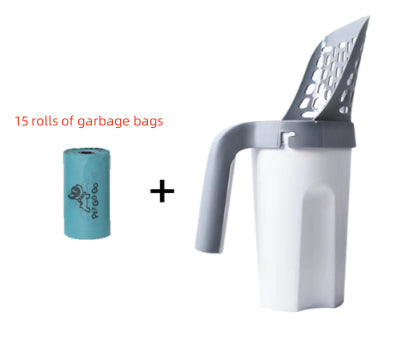 Large Capacity Toilet Bucket Portable Removable And Washable Integrated Cat Litter Scoop Pets Fashion