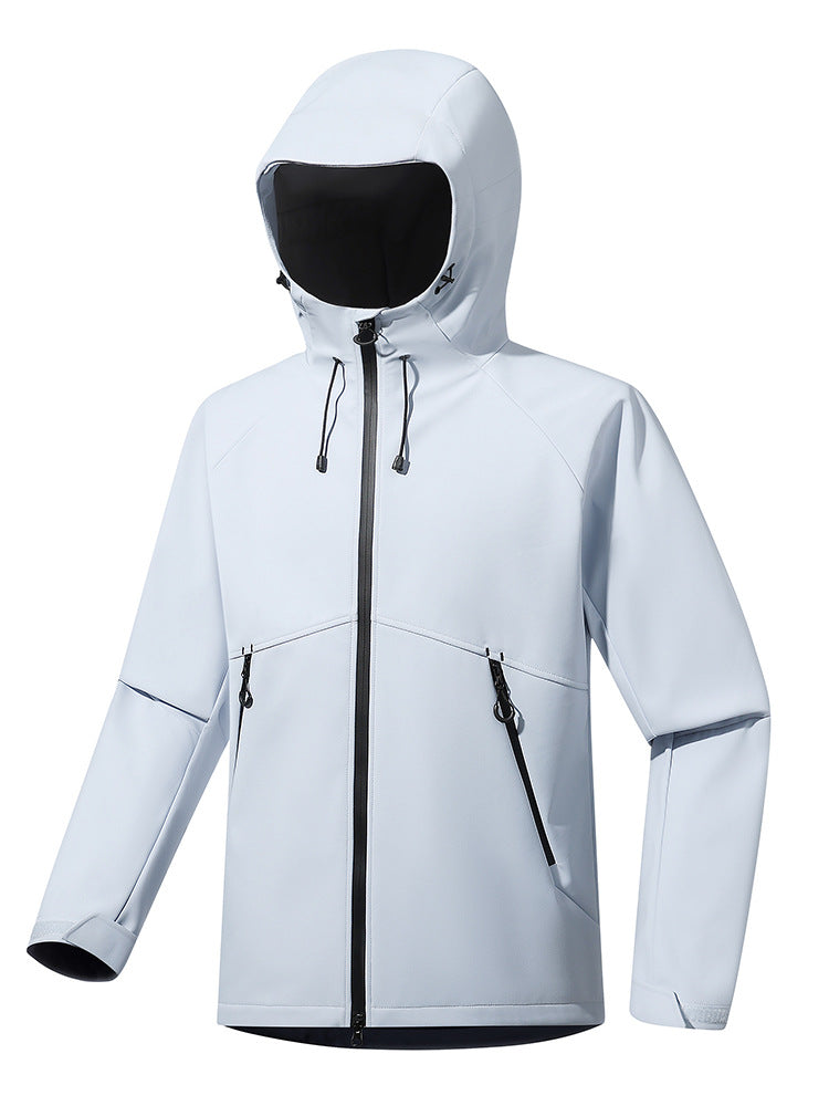 Men's Softshell Jacket 2026 New Spring And Autumn Windproof Waterproof Outdoor Sports Mountaineering Jacket Couple's Coat NorixaFashion.com