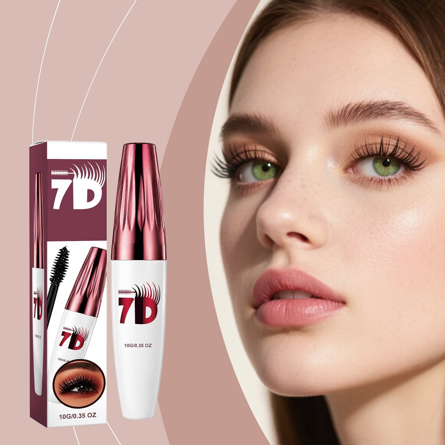 AMZ Curling 3D Mascara Black Tri Light Beauty