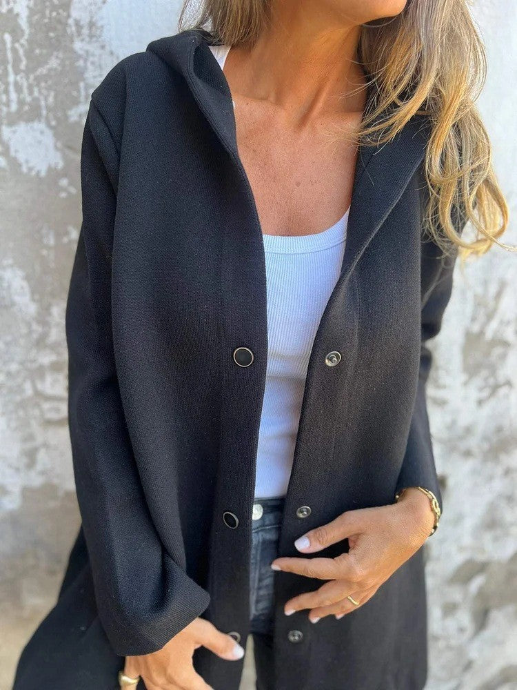 Cross-Border European And American 2026 Autumn And Winter New Fashion Long-Sleeve Solid Color Jacket For Women, Popular On Amazon And Aliexpress NorixaFashion.com