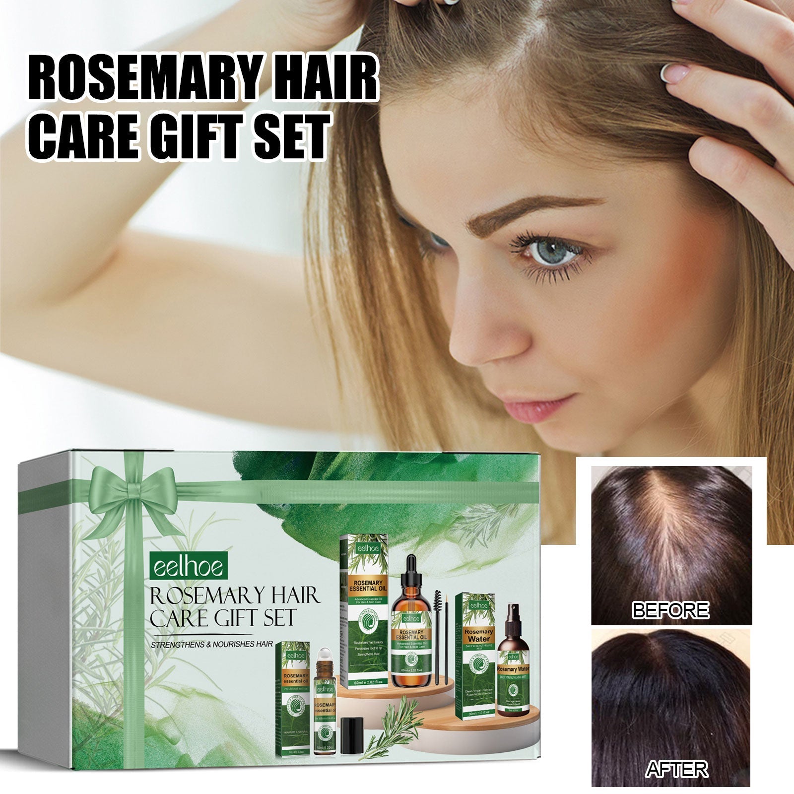 Rosemary Hair Care Gift Set Tri Light Beauty