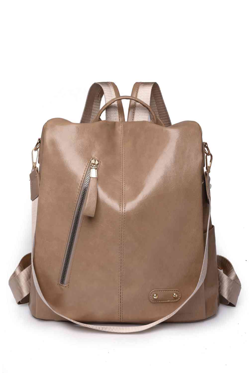 Marcy Zipper Pocket Backpack LadyShow.Store