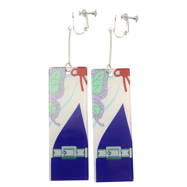 Acrylic Tanjiro Earrings Pi-Mart