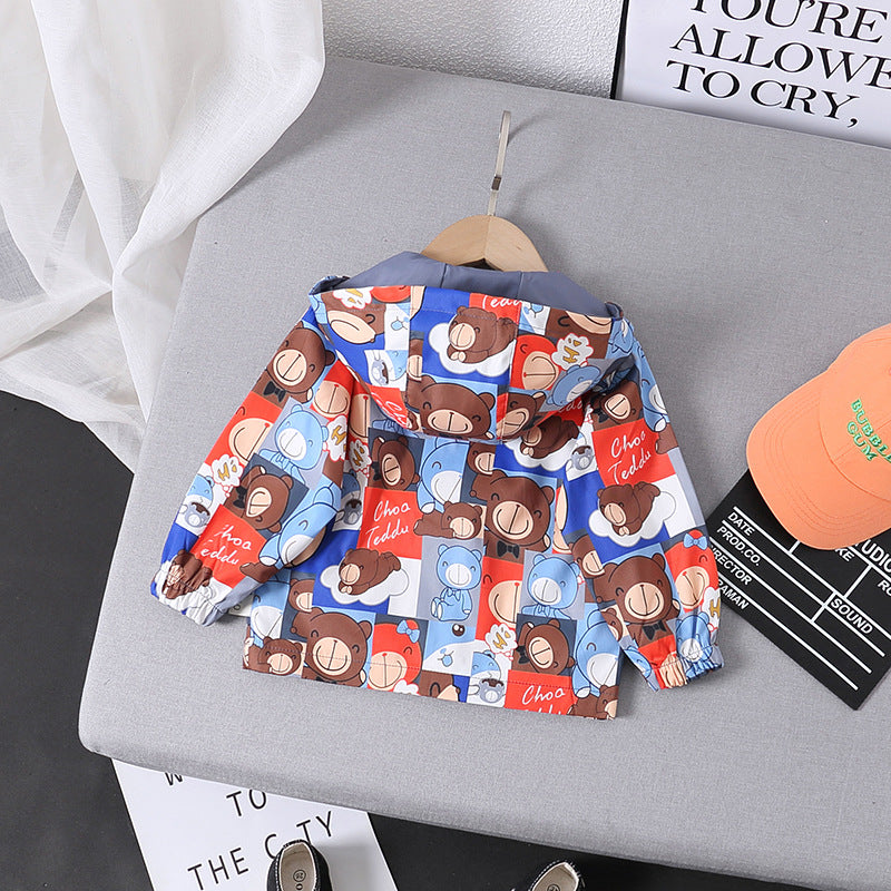Boys And Girls Korean Style Trendy Small And Medium Children's Jackets Baby Autumn Clothes NorixaFashion.com