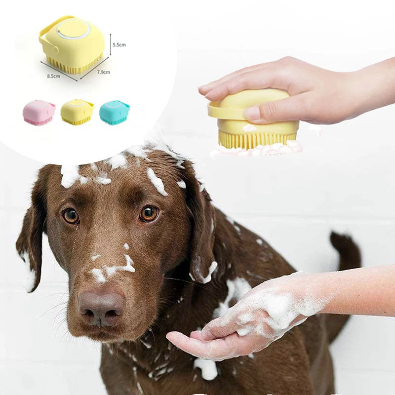 Silicone Dog Bath Brush Pets Fashion