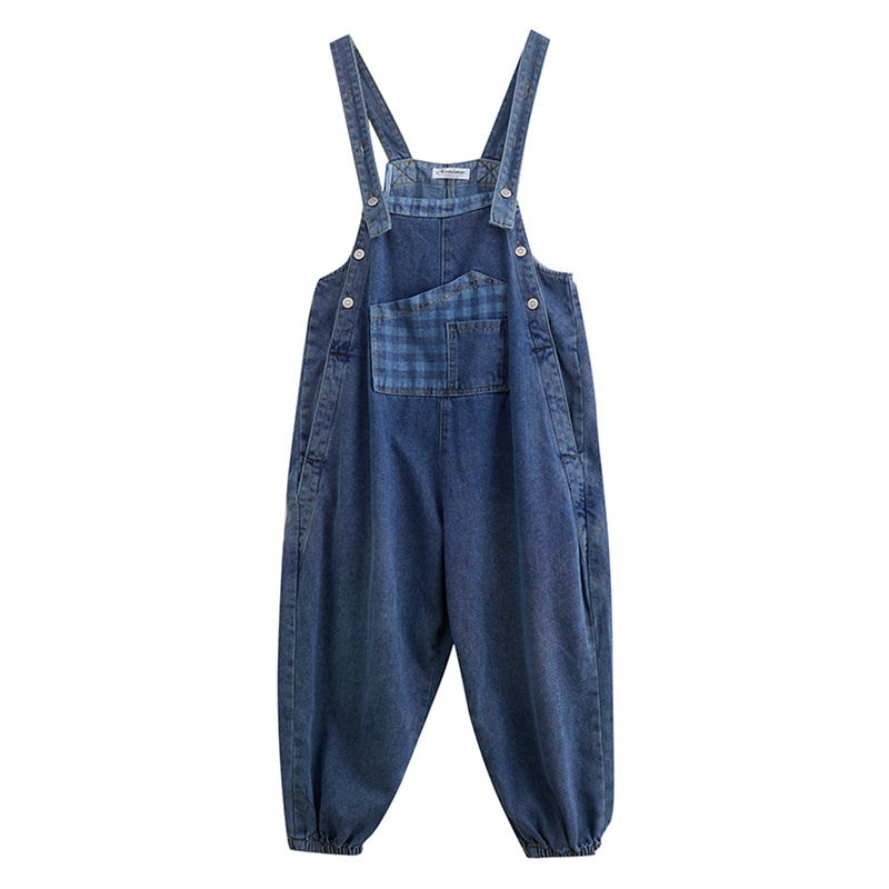 Elegant Women's Summer Loose Wide Leg Denim Pants Pi-Mart