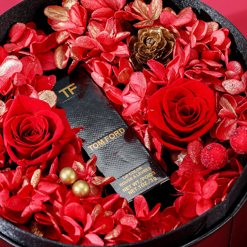 Valentine's Day Immortal Flower Lipstick Gift Box Creative Birthday Gift LadyShow.Store