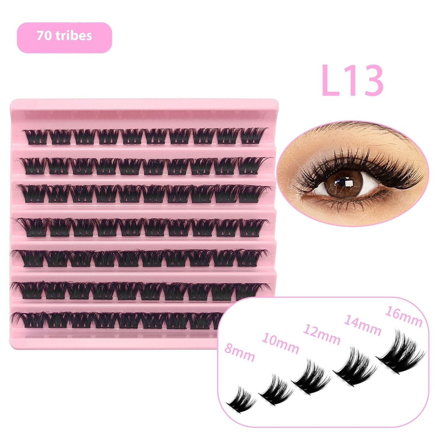 5D Messy 40p 60p Thick Hot Melt False Eyelashes LadyShow.Store