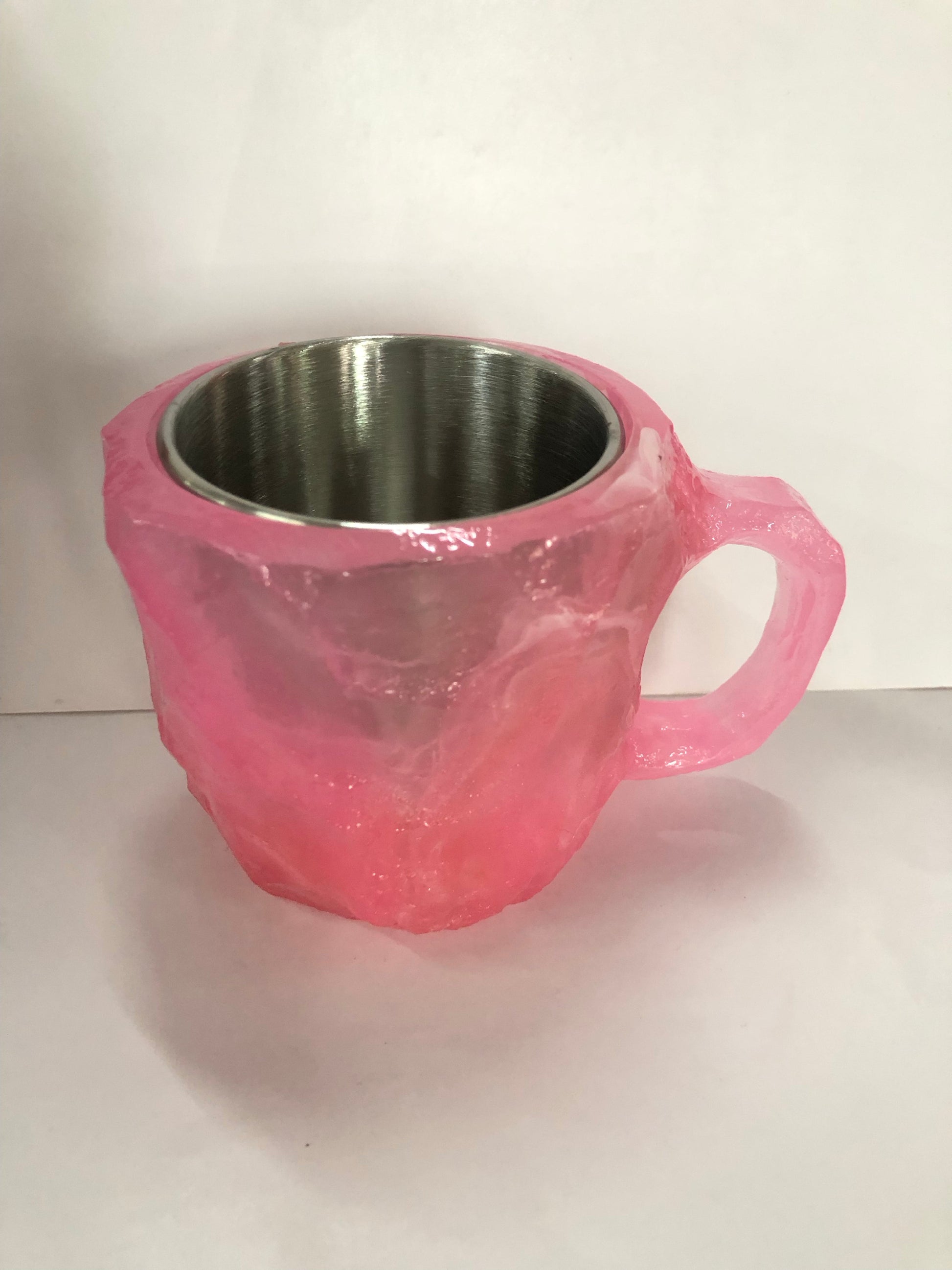 400ml Resin Mineral Crystal Coffee Mugs With Handles Elegant Fake Mineral Crystal Cup For Workplace Home Decor Christmas Gift Kitchen Gadgets PearlNestDecor.com