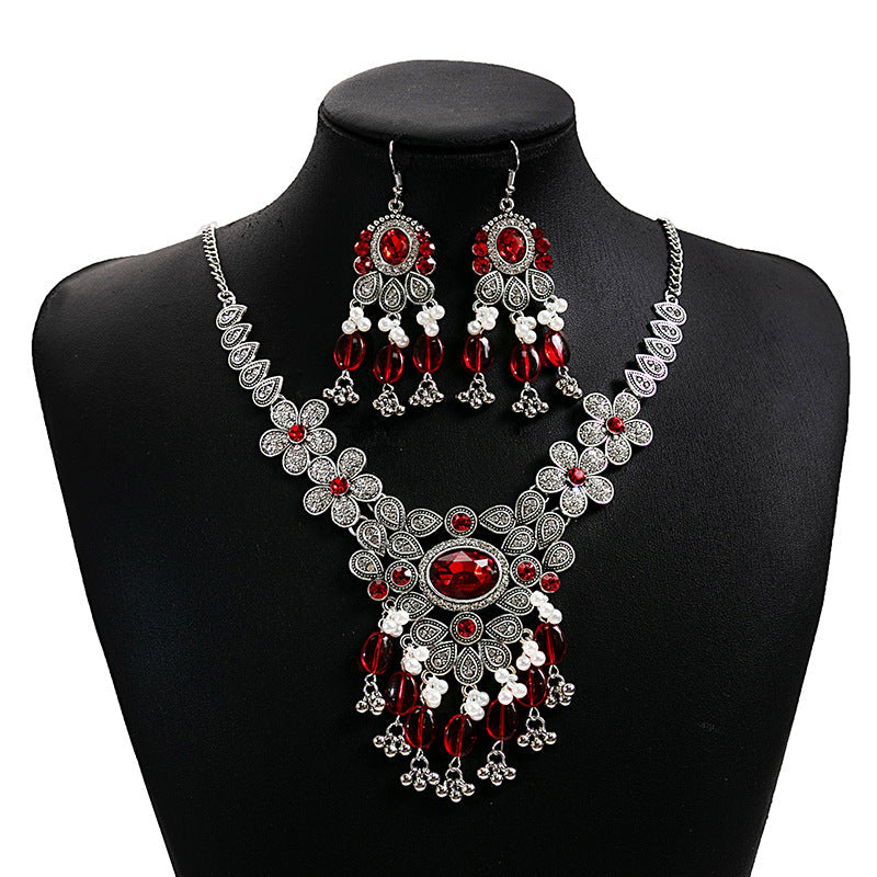 European And American Luxurious Exaggerating Jewelry Suit Retro LadyShow.Store
