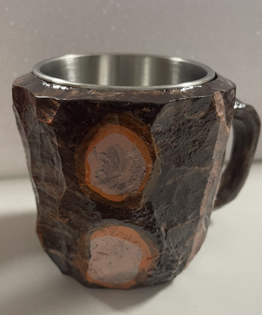 400ml Resin Mineral Crystal Coffee Mugs With Handles Elegant Fake Mineral Crystal Cup For Workplace Home Decor Christmas Gift Kitchen Gadgets PearlNestDecor.com