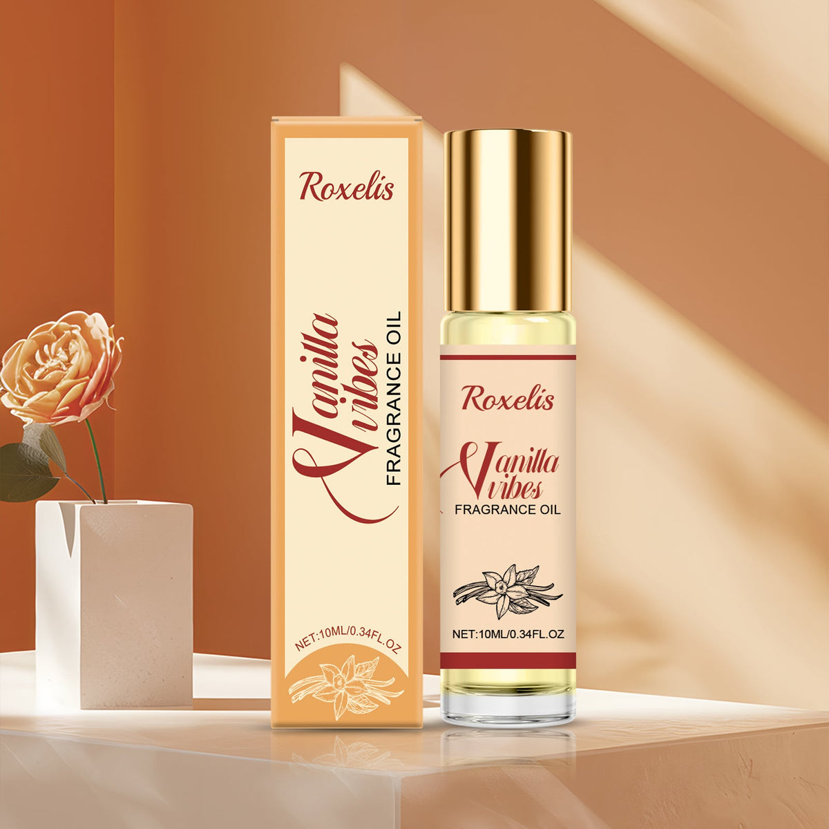 Small Group Fragrance  Lasting, Natural Fresh, Elegant, Charming, Elegant, Elegant, Elegant, Ball Perfume, Ball Perfume  Vanilla  10ml, 1Box Tri Light Beauty