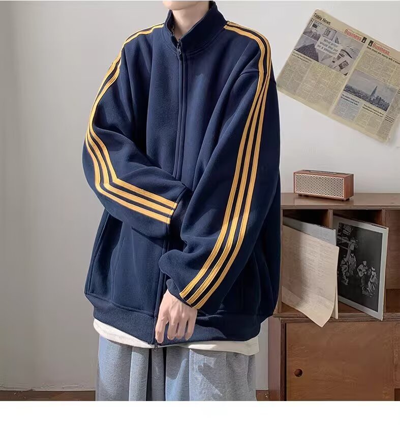 Spring And Autumn Loose Casual Sports Men's Jacket Best YouTube Store