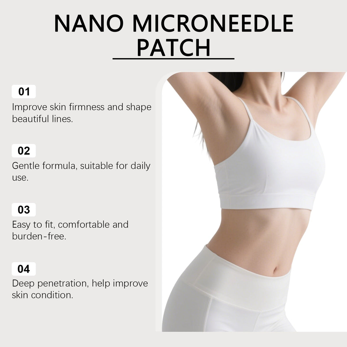 Nano Micro Needle Patch, 7 Pieces Per Box Tri Light Beauty