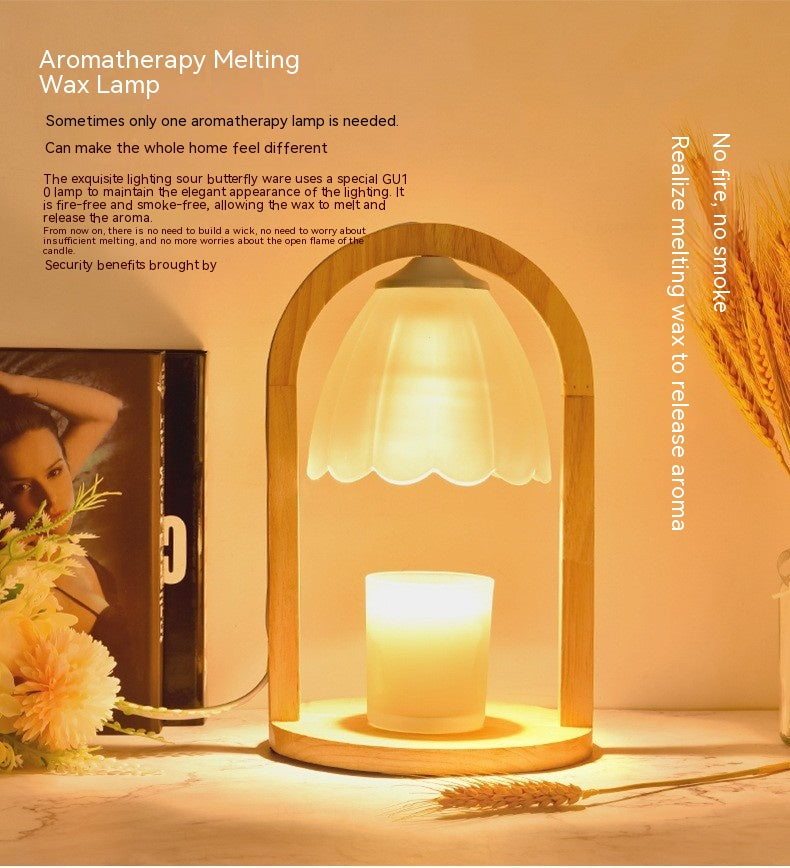 Fragrance Lamp New Chinese Melting Candle Lamp Bedroom Adjustable Light Melting Wax Lamp