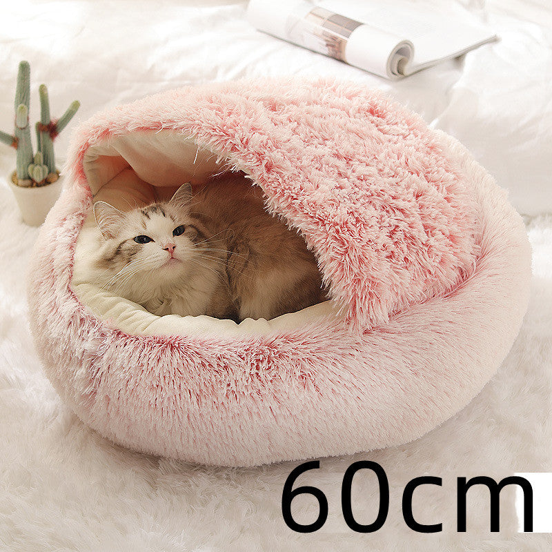 2-in-1 Plush Pet Bed Pets Fashion