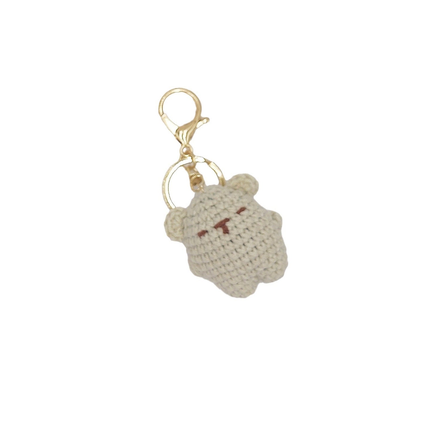 Cute Bear Pendant Handmade Woven Keychain LadyShow.Store
