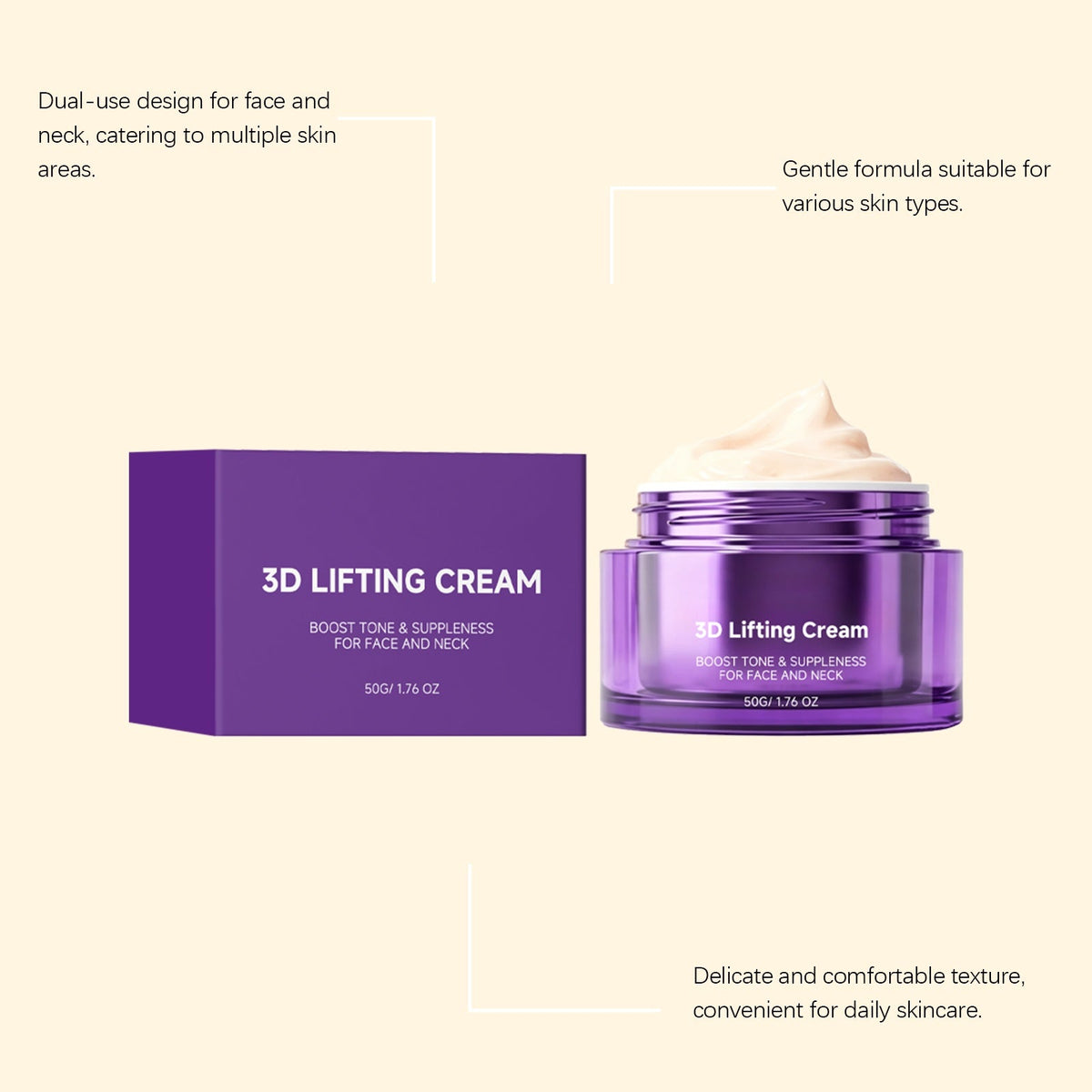 Tirai Firming Face And Neck Cream 50g Box Tri Light Beauty