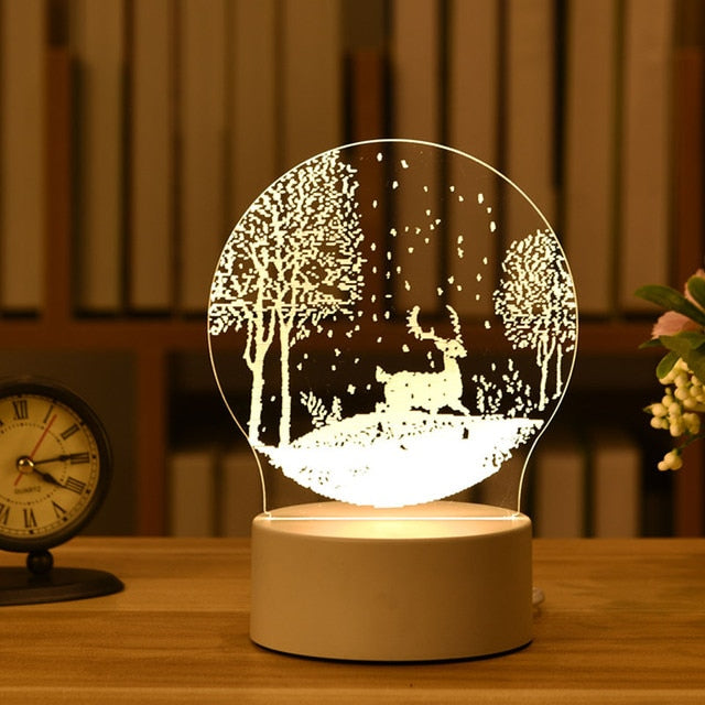 Kids 3D LED Creative Night Lamp